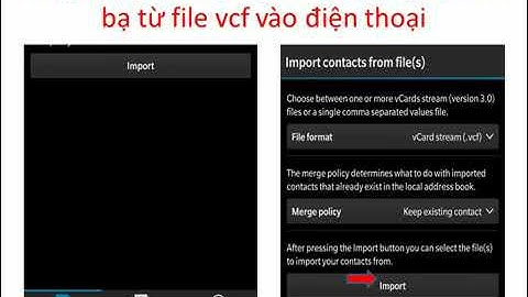 Nhập danh bạ từ gmail vào blackberry