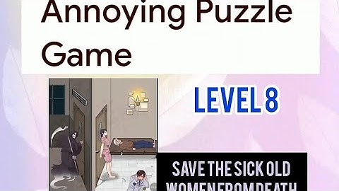 #annoying #puzzlegame #level8 #Save the sick old woman from death #gameplay 
