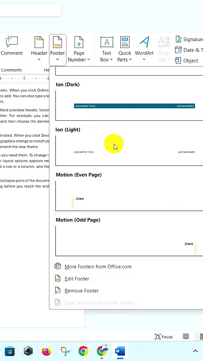 Download lagu How to Insert Footer in Ms. Office word