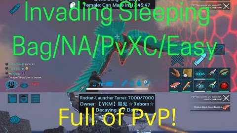 Fobbing On A PvXC [Part 1] | Server Invasion - Sleeping Bag/NA/PvXC/Easy || Ark Mobile