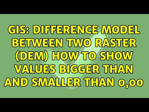 GIS: Difference model