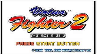 Virtua Fighter 2 (Mega Drive/Genesis) | Longplay