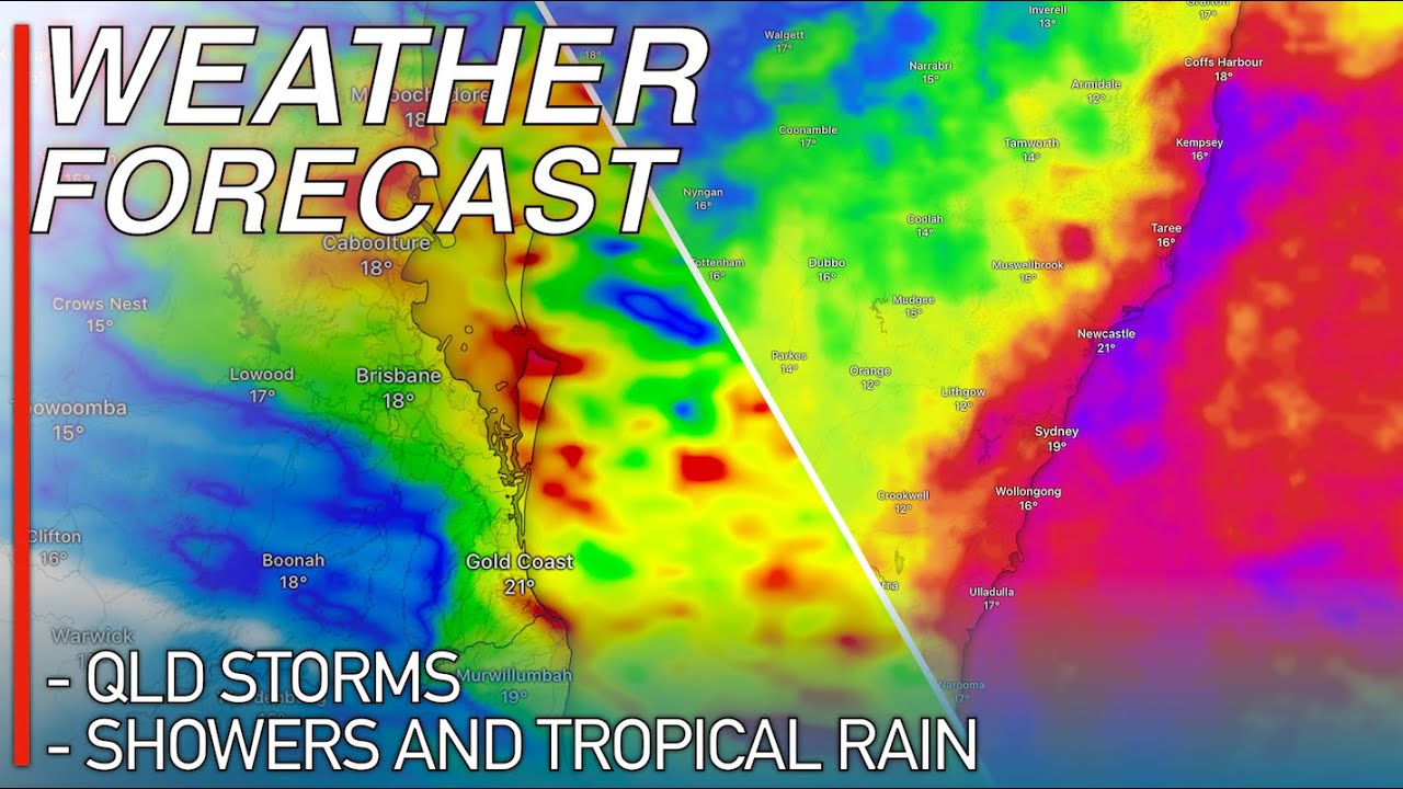 Heavy Rainfall and Strong Thunderstorms Forecast Across Queensland From ...