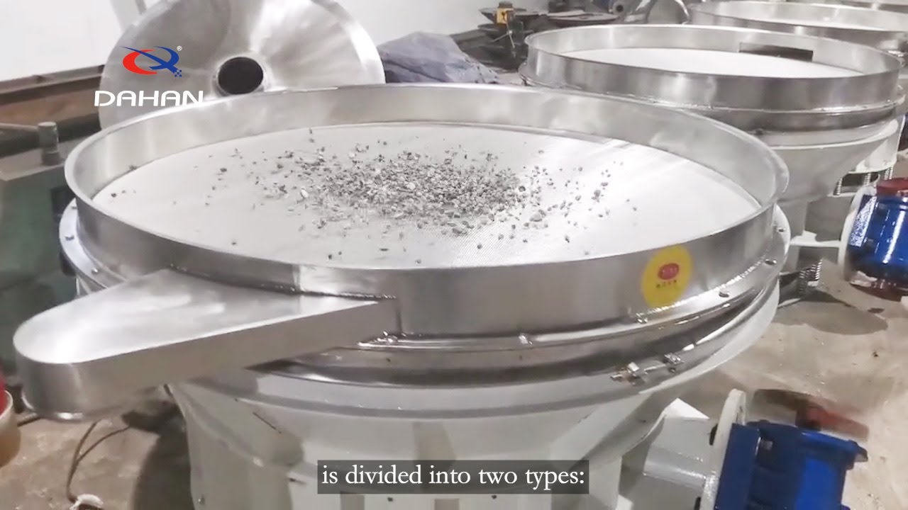 Direct discharge rotary screen