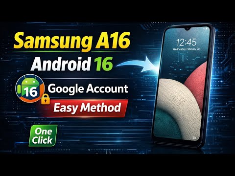 Samsung Galaxy A16 (A165F) – FRP UnlockAndroid 16 | Android Utility Tool (One-Click Method) ✅ by SOME FIX