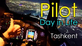 A Day in the Life of an Airline Pilot | Flight to Tashkent on B737 [HD]