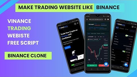 Vinance Digital Trading plateform Source Code Free || Make Crypto Trading website Like Binance
