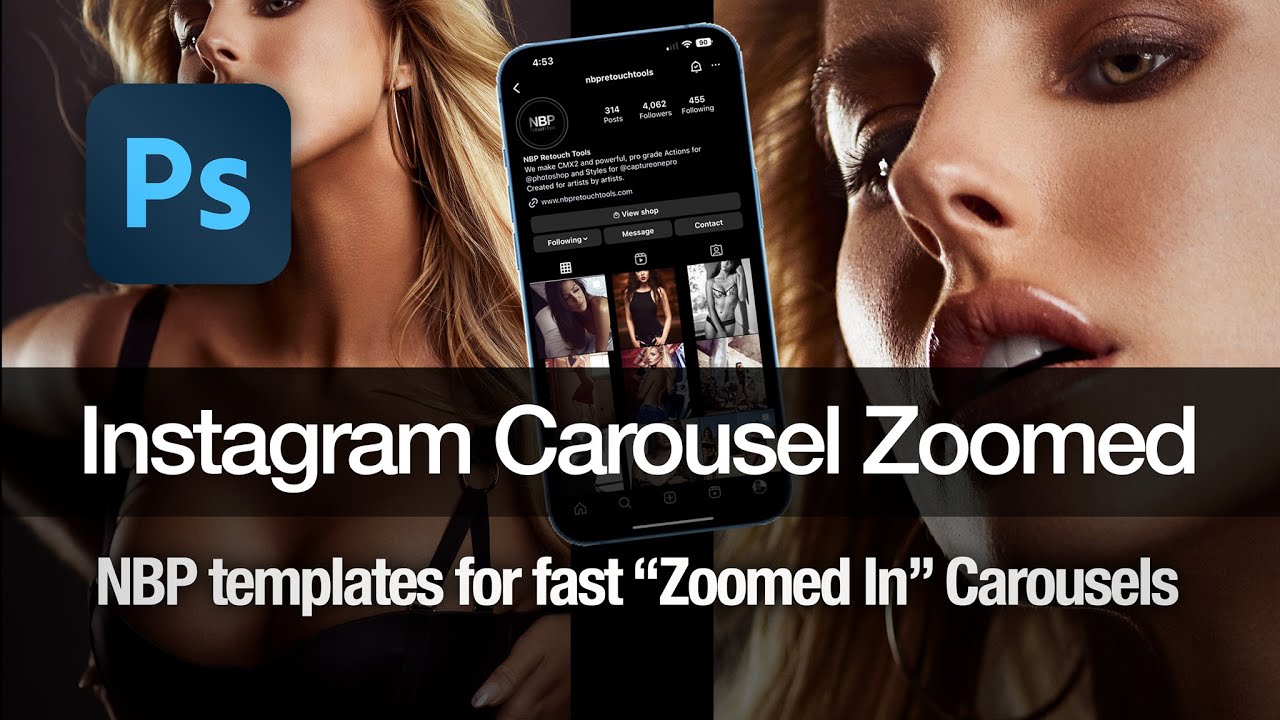 Quick Templates for Instagram "Zoomed In" Posts Nino Batista YouTube