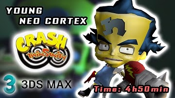 🗿 Young Neo Cortex - Model Rebuilt / Speed Modeling (Crash Bandicoot)