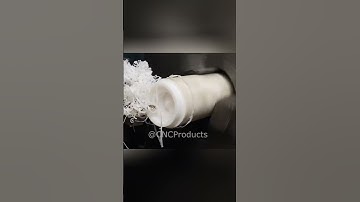 Manufacturing fluoroplastic sliding bushings on a lathe #lathe #latheoperator #cnc #cncprocessing