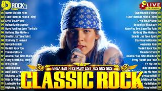 Top 500 Classic Rock Songs Of All Time 🔥 Guns N' Roses, Metallica, Queen, AC/DC, Aerosmith, Bon Jovi