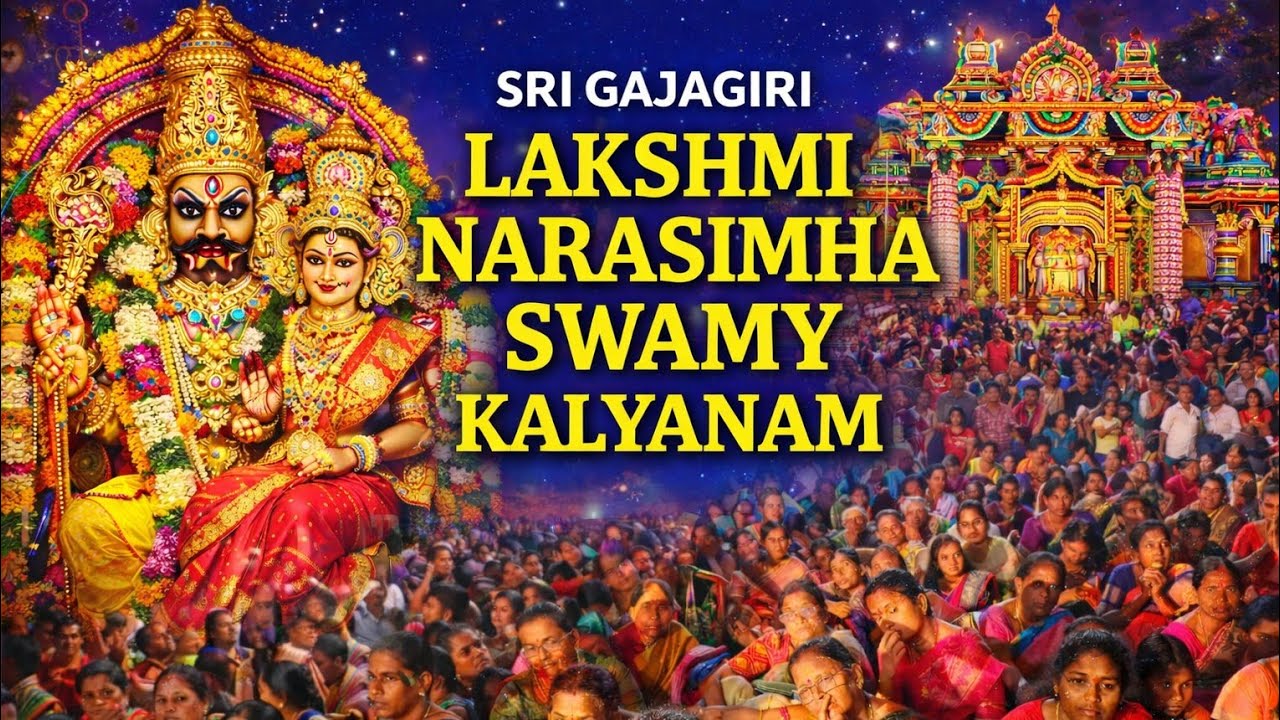 కనుల పండుగగా శ్రీ గజగిరి లక్ష్మీనరసింహ కళ్యాణం#Gajagiri #LakshmiNarasimhaSwamy #Kalyanam #Kalyanam