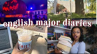 weekly reading vlog: cringe indie romance and the omegaverse??? | english major diaries 002