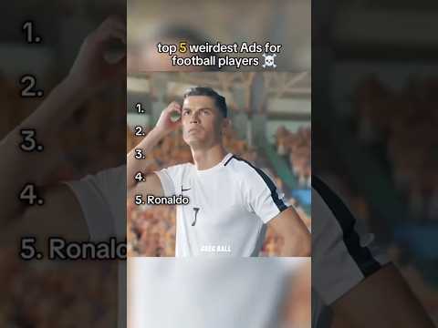 Top 5 Weirdest Ads in Football 😂 #funny #moments #funnyads #ads  #football #soccer #futbol #fyp