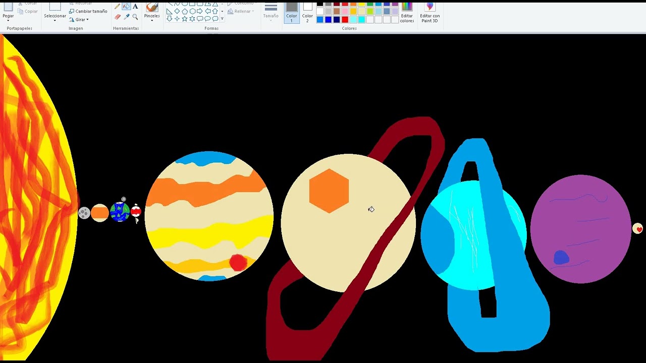 Solar system 3 Moons