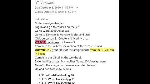 Lesson 3 Domain 3 Word 2019