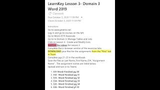 Lesson 3 Domain 3 Word 2019