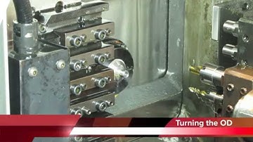CUBIC Diamond 12 Swiss-type CNC Lathe Demo