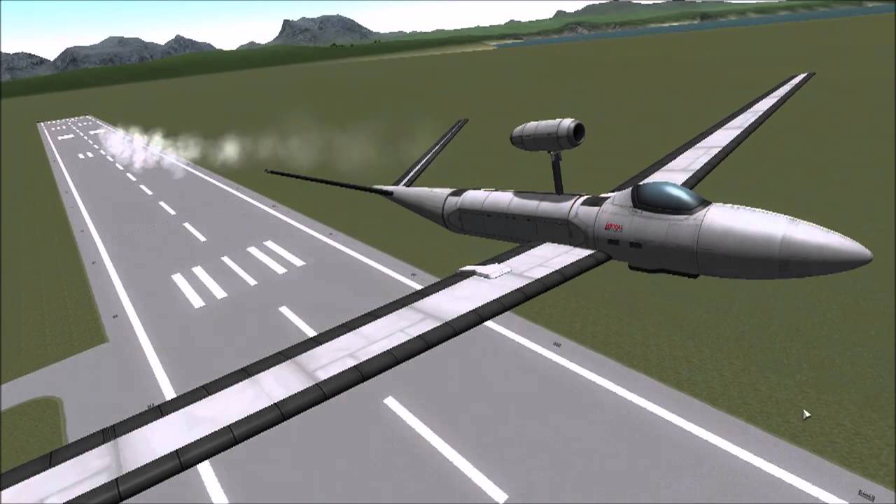 KSP Self launching jet glider YouTube