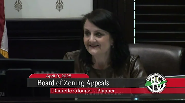 Board of Zoning Appeals - April 9, 2025