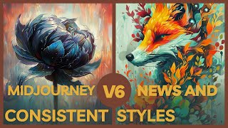 Midjourney v6: News in January-February, Finally Consistent Styles!