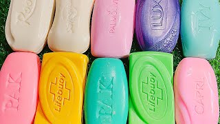 Pink ASMR Soap opening Haul no taking no Sound Satisfying videos Unwrapping Soap Relaxing ASMR