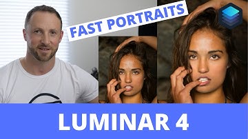 The Secret to Easily Get Stunning Portraits || Luminar 4 Tutorial