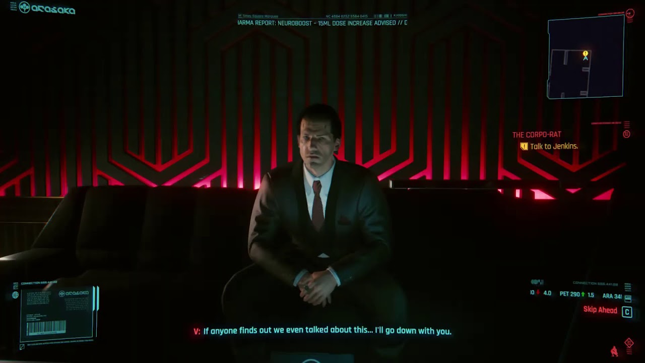 Cyberpunk 2077 Directly Streamed to YouTube from Stadia