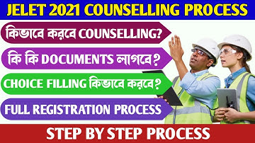 JELET Counselling Process 2021 | WBJEE JELET 2021 | JELET Documents Required | JELET Choice Filling