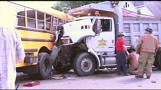 Citation to be issued in school bus, dump truck crash
