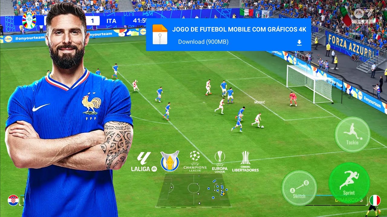 LANÇAMENTO!! JOGO DE FUTEBOL 2026 GRÁFICOS DE CONSOLE PARA ANDROID MODO MULTIPLAYER E MASTER LEAGUE