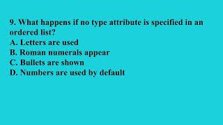 Customizing Lists Using HTML Attributes | Q1 HTML 5 L10 P2 | SMILE ROAD