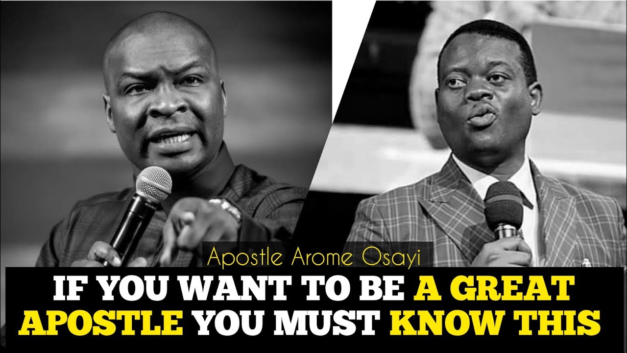 THE SECRET TO THE APOSTOLIC ANOINTING || APOSTLE AROME OSAYI - YouTube