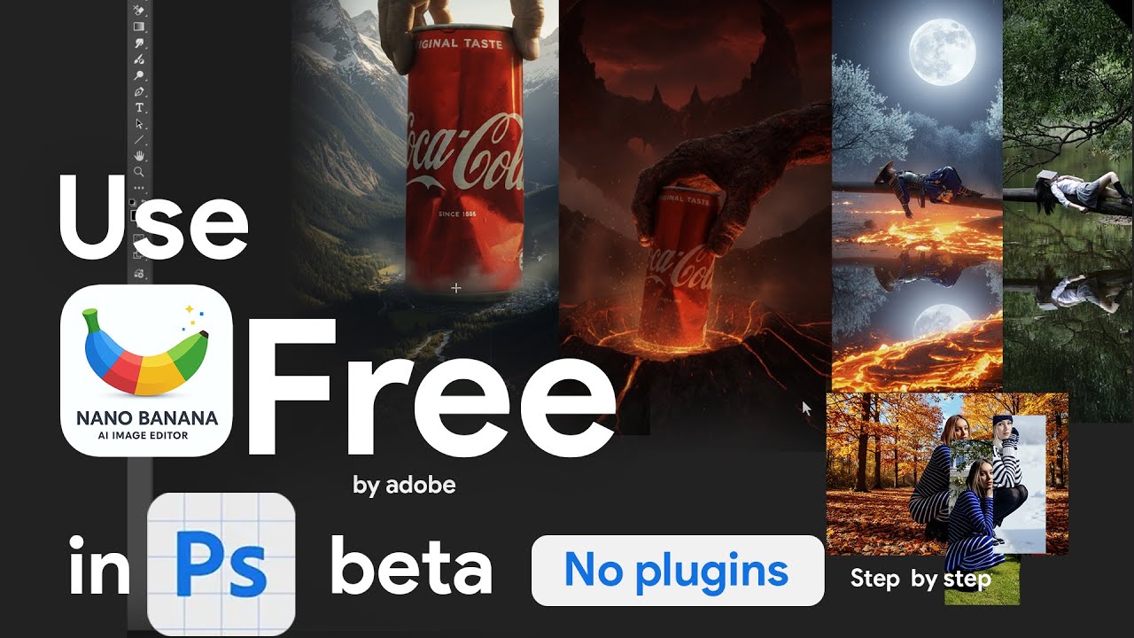 “Photoshop Beta 2025: Use Nano Banana AI for Free — No Plugins!”