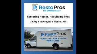 Hidden Water Damage Revealed & Restored | RestoPros of Rio Grande Valley