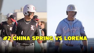 BEST 4A TEAM IN TEXAS?? #2 China Spring vs Lorena 2025