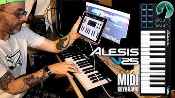 Connect ALESIS V25 MIDI KEYBOARD To iPad Or iPhone & PC Windows 10
