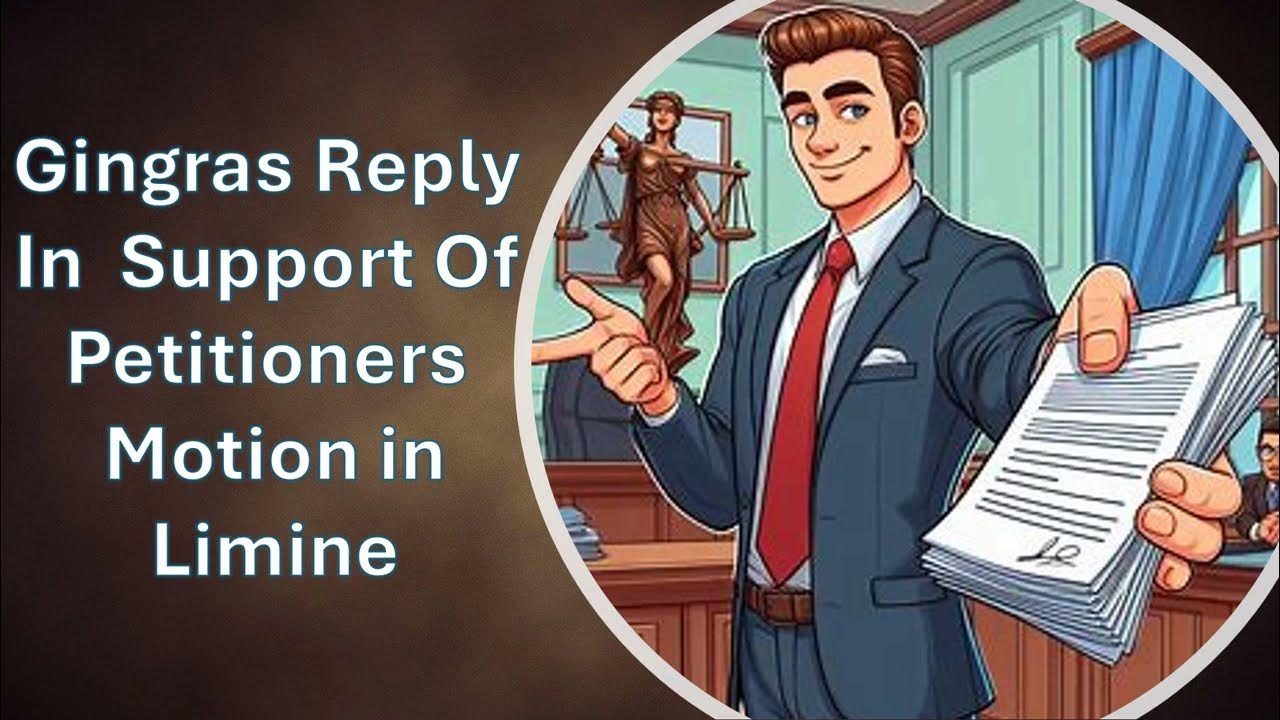 Gingras Supports His Motion in Limine Owens V Echard YouTube