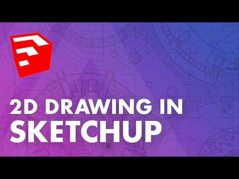Drawing in 2D with Sketchup