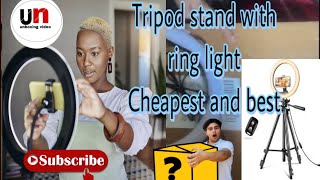 Unboxing Tripod stands with Ring 💍 Light| Ring light with tripod stand | Unboxing review