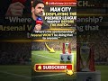 Mikel Arteta on Manchester City displaying their Premier League trophy #arsenal #fyp #mancity