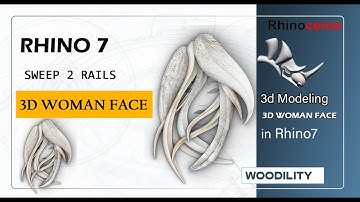 rhino tutorial- 3d woman face in rhino