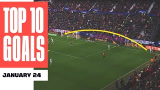 PUSKAS CONTENDER? TOP 10 GOALS of January!