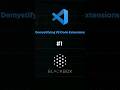 Demystifying VSCode Exstensions Part #1 #coding #programming #css #frontend #vs #code #blackbox