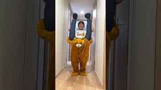 クマに乗ったあちゃぴ