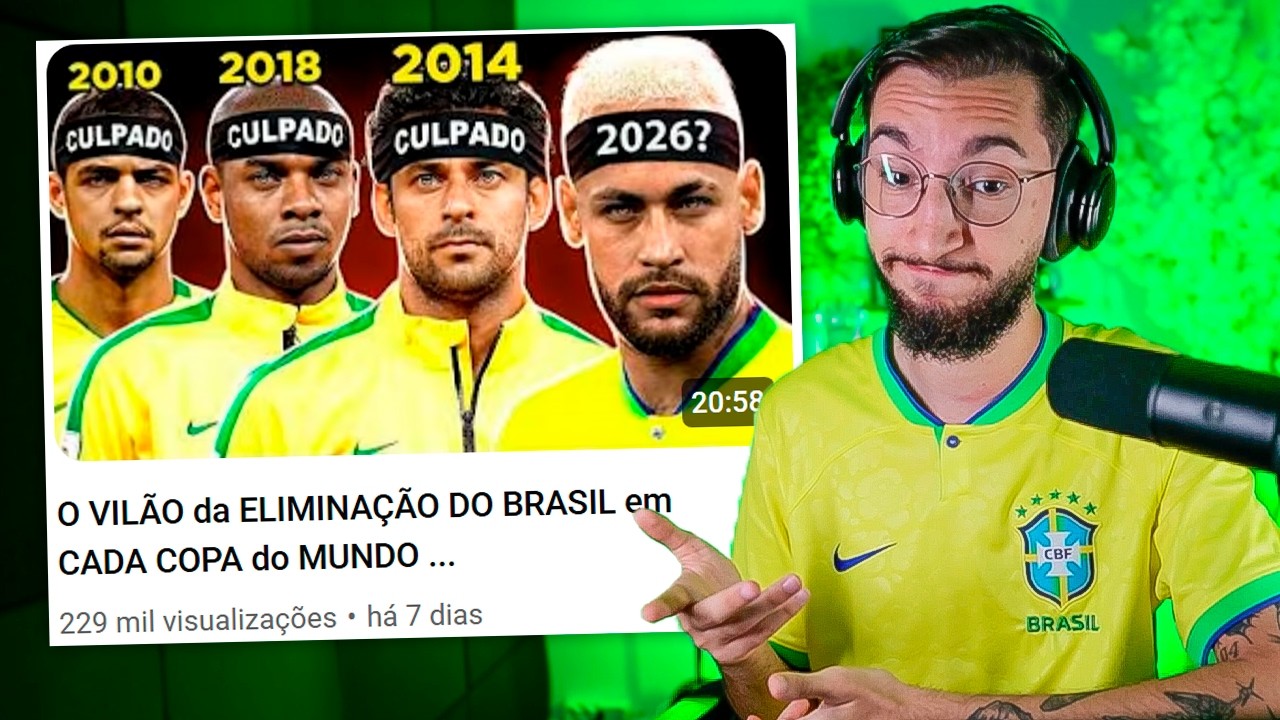 O VILÃO da ELIMINAÇÃO DO BRASIL em CADA COPA do MUNDO ...
