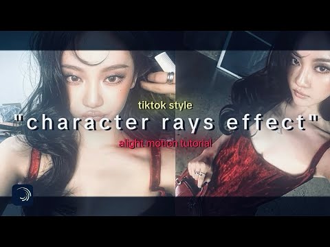 " character rays" effect tutorial — alight motion. 