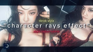  character rays effect tutorial — alight motion. 