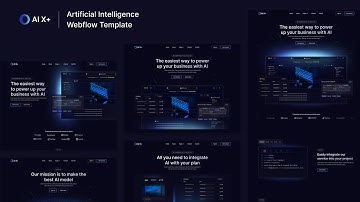 AI X+ - Artificial Intelligence Webflow Template | BRIX Templates