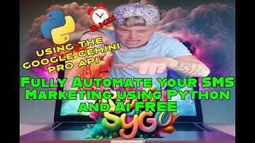 Learn Python and Ai with Building A Complete SMS Automation Program